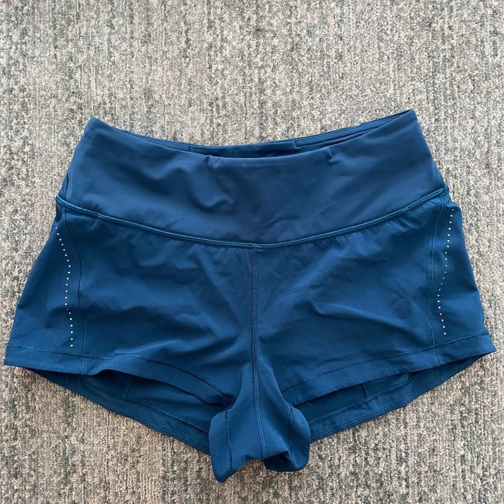 LuLuLemon Blue shorts Size 4